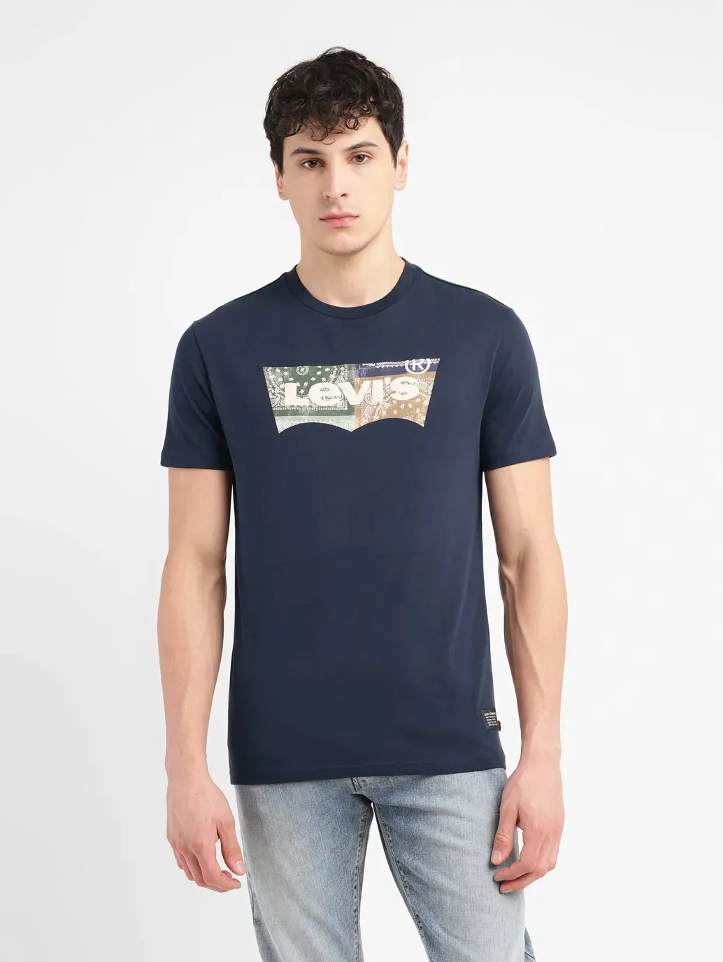 Men's Brand Logo Slim Fit T-shirt