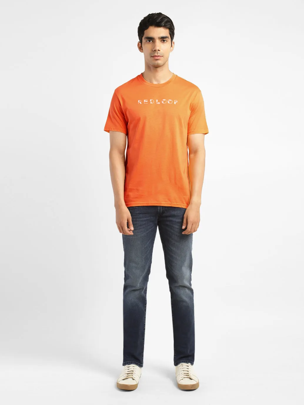 Men's Graphic Print Crew Neck T-shirt
