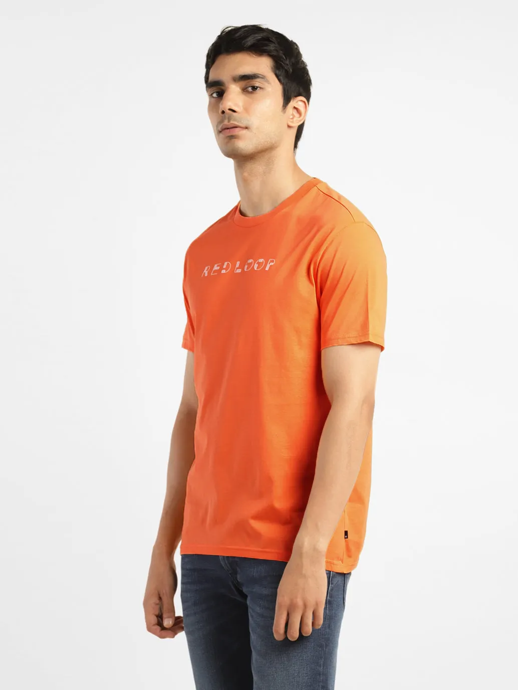 Men's Graphic Print Crew Neck T-shirt