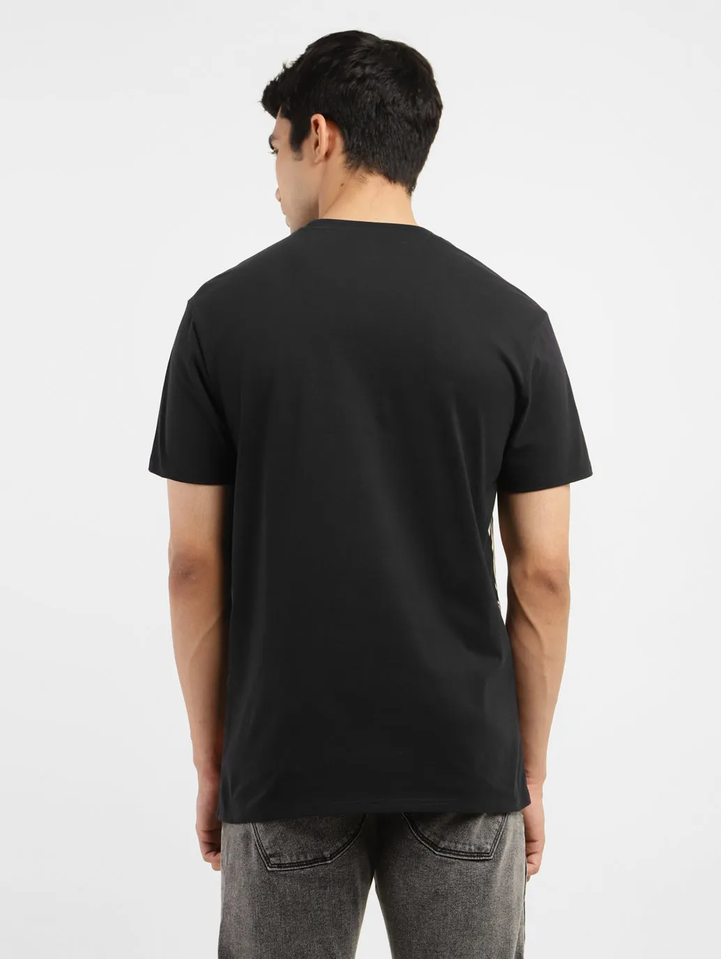 Men's Graphic Print Crew Neck T-shirt