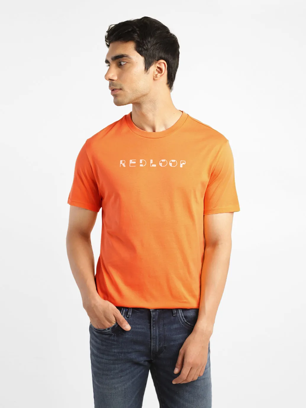 Men's Graphic Print Crew Neck T-shirt