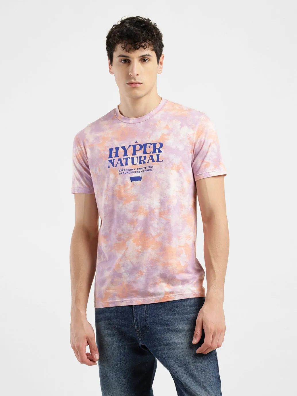 Men's Graphic Print Round Neck T-shirt