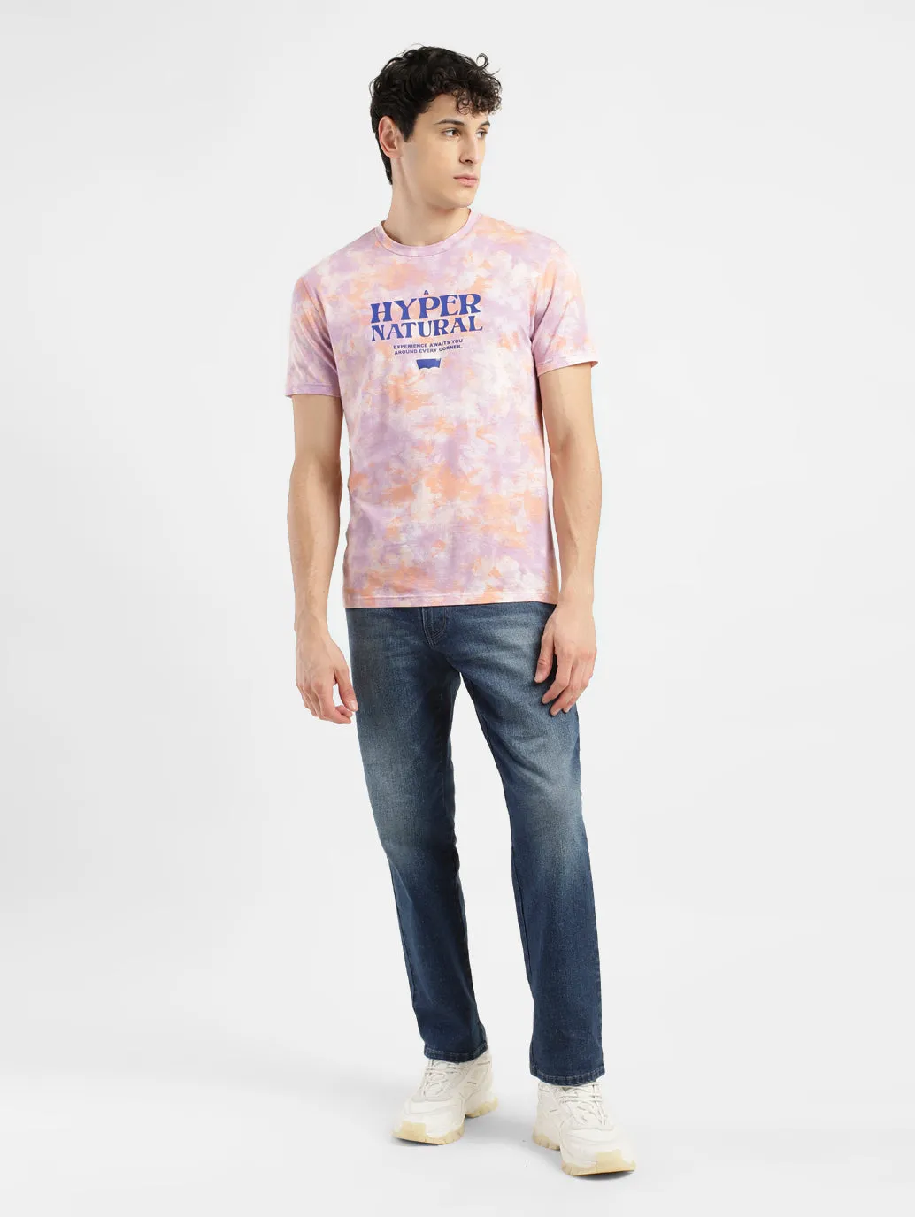 Men's Graphic Print Round Neck T-shirt