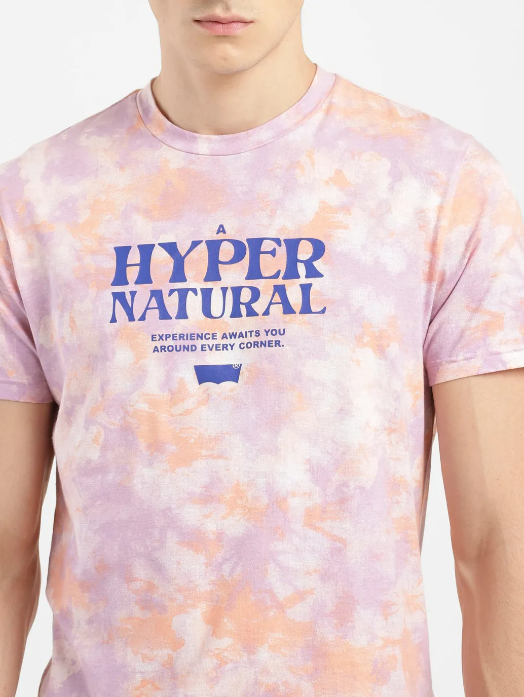Men's Graphic Print Round Neck T-shirt