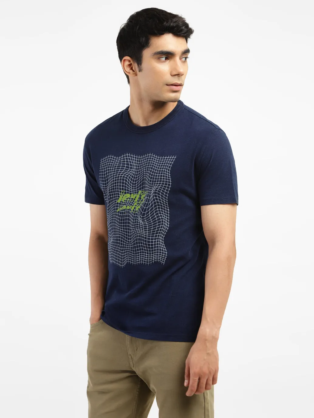 Men's Graphic Print Slim Fit T-shirt
