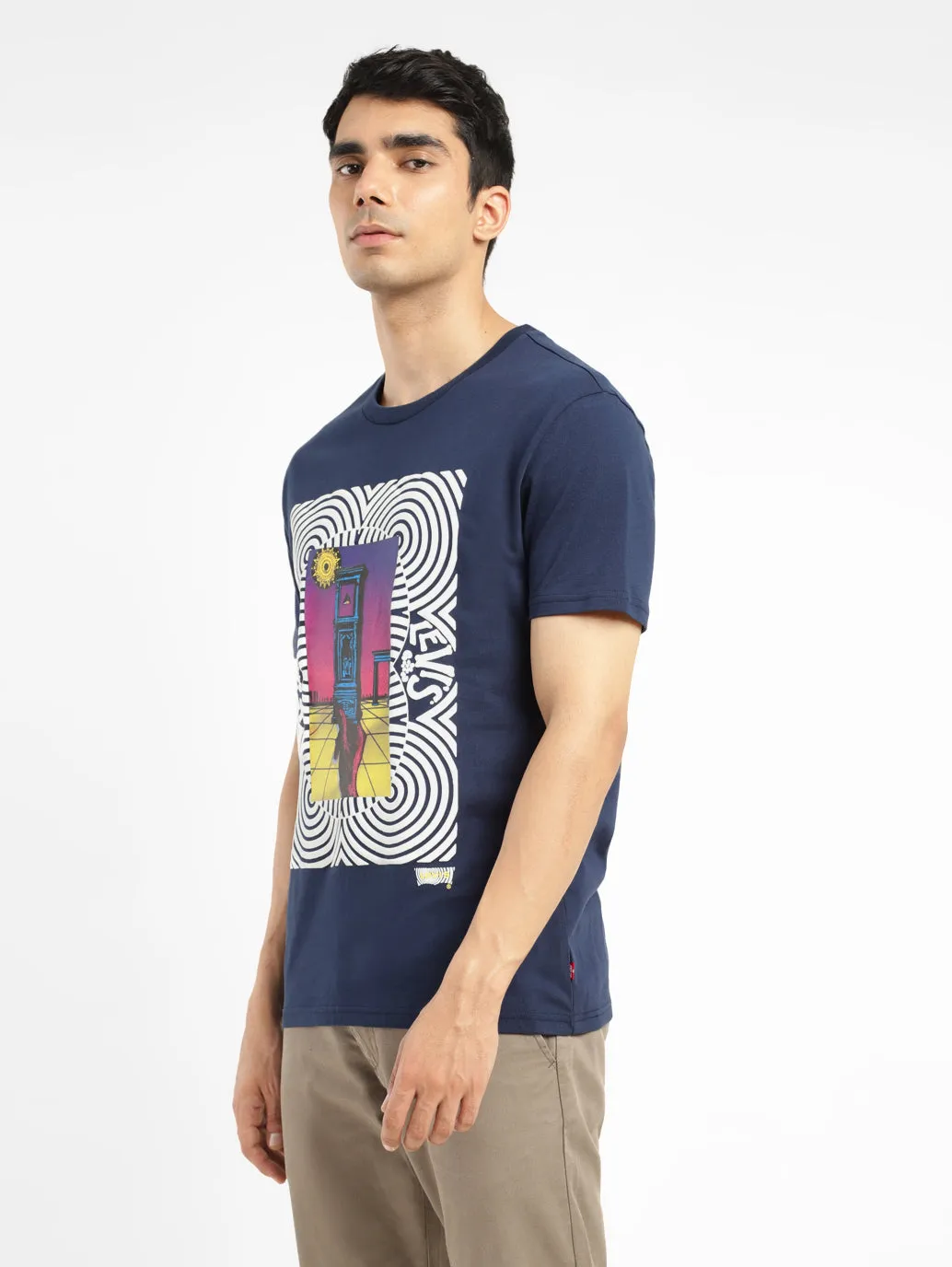 Men's Graphic Print Slim Fit T-shirt