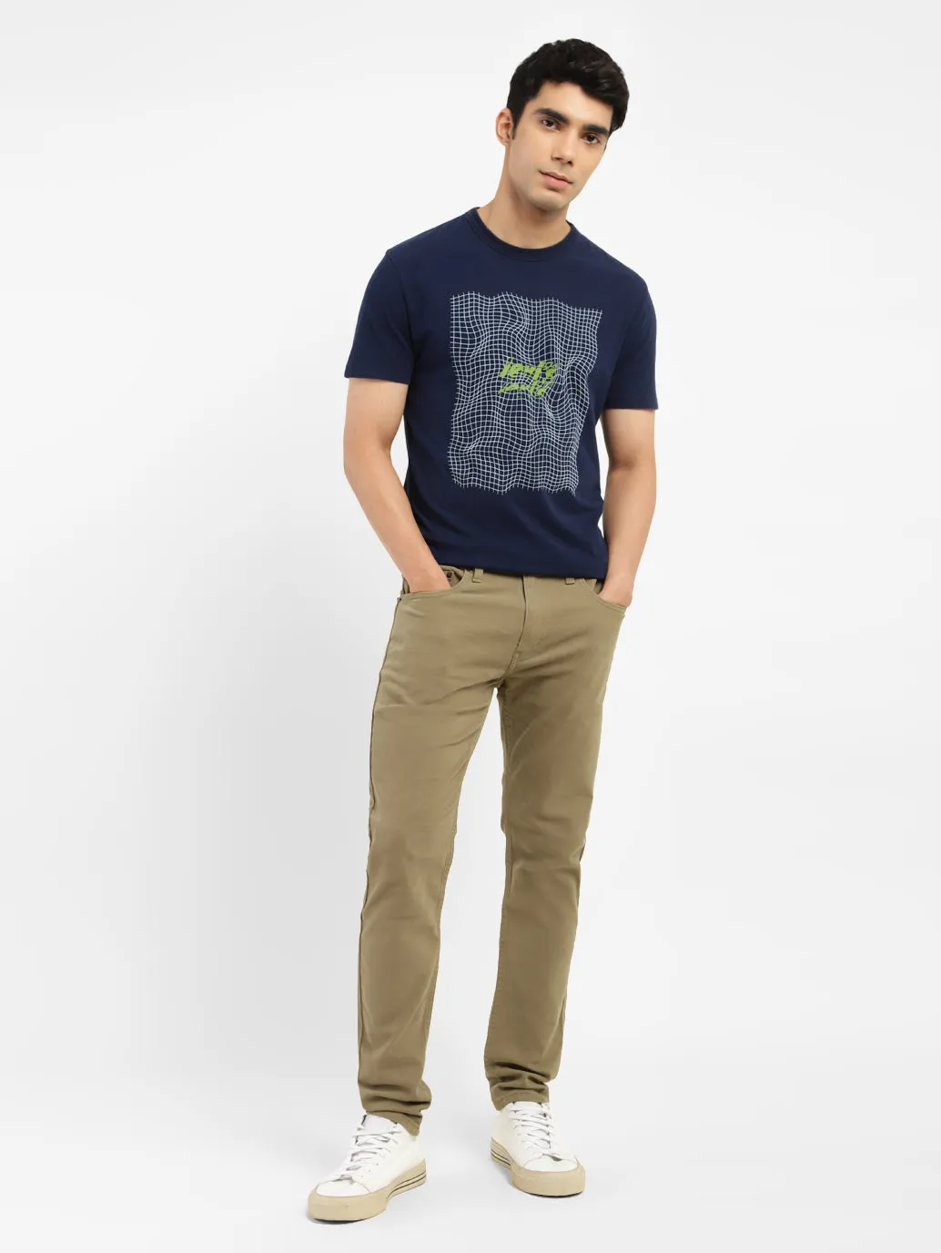 Men's Graphic Print Slim Fit T-shirt