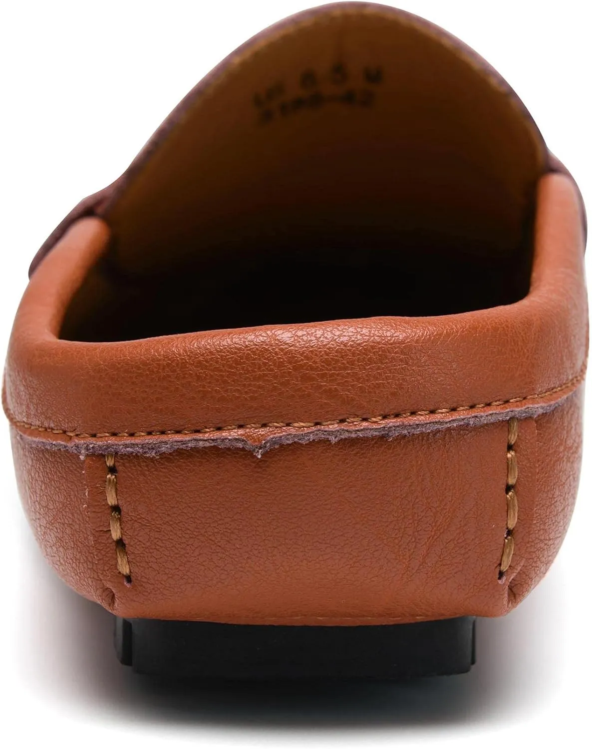 Mens Handmade Leather Mules Clog Slippers Breathable Leather Slip on Shoes Casual Loafers