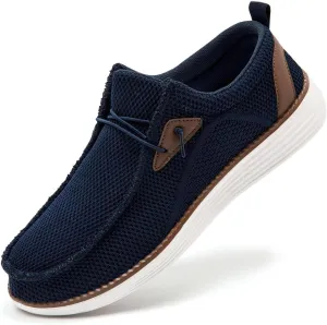 Men's Loafers Slip On Walking Shoes Mens Boat Casual Work Sneakers for Men Loafer Running Tennis Lightweight Comfortable Shoes