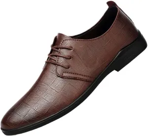 Men's Patent Leather Oxford Formal Business Shiny Tuxedo Wedding Shoes Comfortable Lace Up Dress Shoes