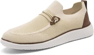 Mens Slip on Loafers Boat Shoes Non Slip Walking Shoes Running Shoes Fashion Sneakers for Men Comfort Lightweight Breathable Casual Office Shoes