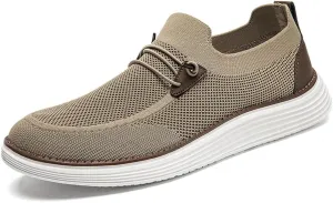 Mens Slip on Loafers Boat Shoes Non Slip Walking Shoes Running Shoes Fashion Sneakers for Men Comfort Lightweight Breathable Casual Office Shoes