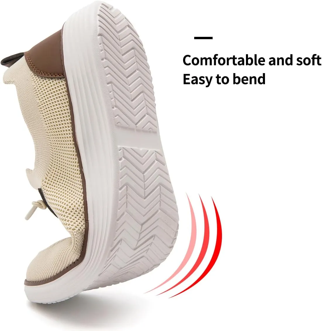 Mens Slip on Loafers Boat Shoes Non Slip Walking Shoes Running Shoes Fashion Sneakers for Men Comfort Lightweight Breathable Casual Office Shoes