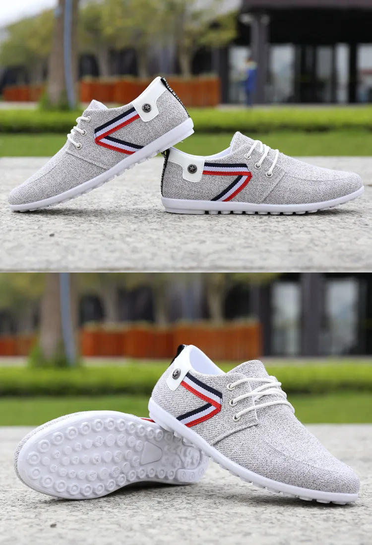 Men's Soft-Soled Canvas Shoes - Sports & Casual Loafers