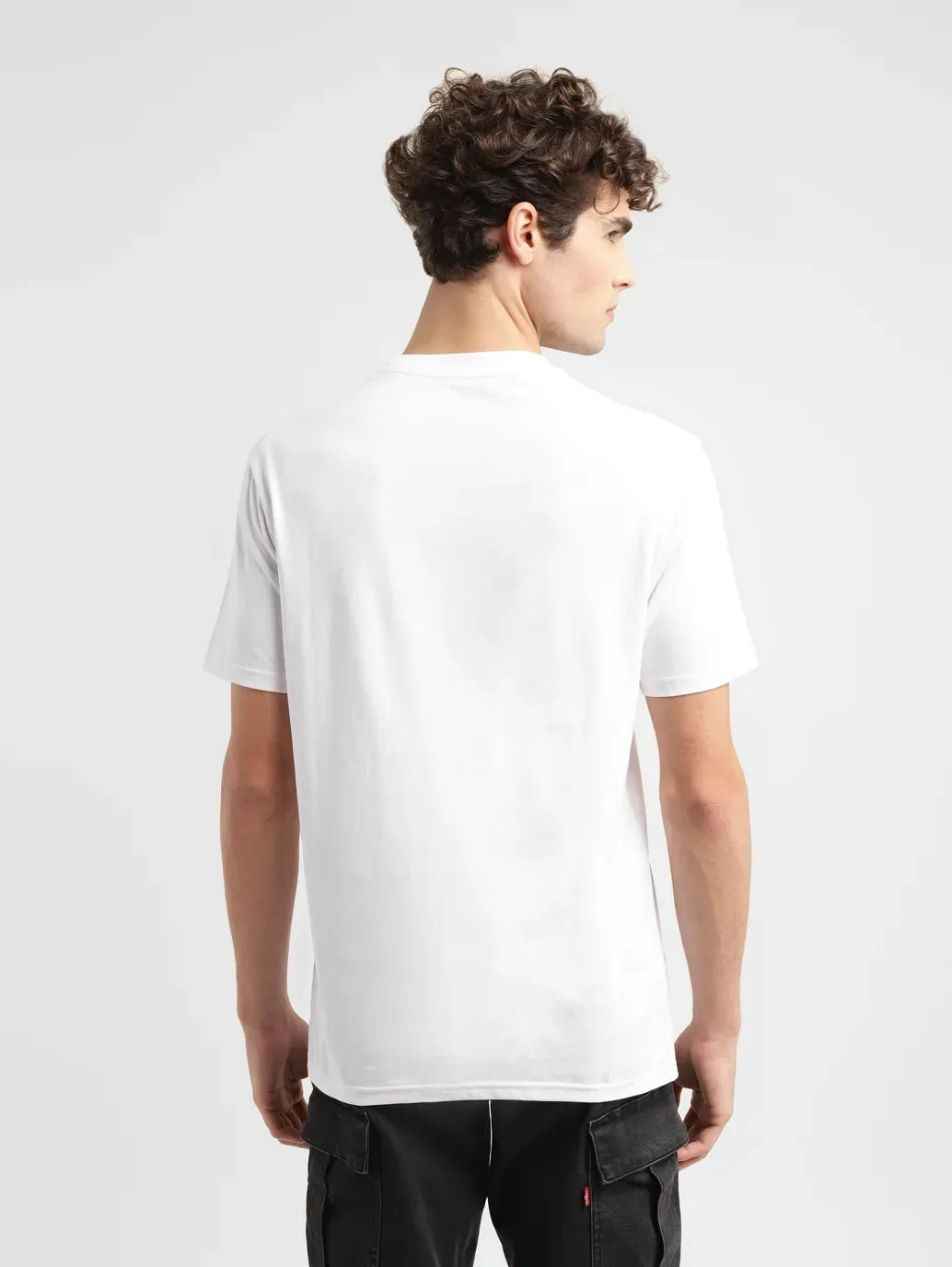 Men's Typographic Print Slim Fit T-shirt