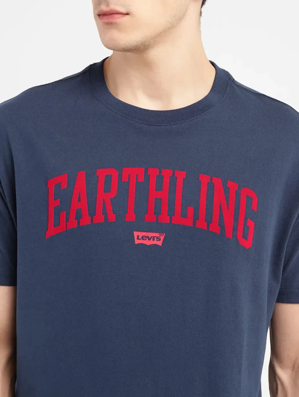 Men's Typography Crew Neck T-shirt