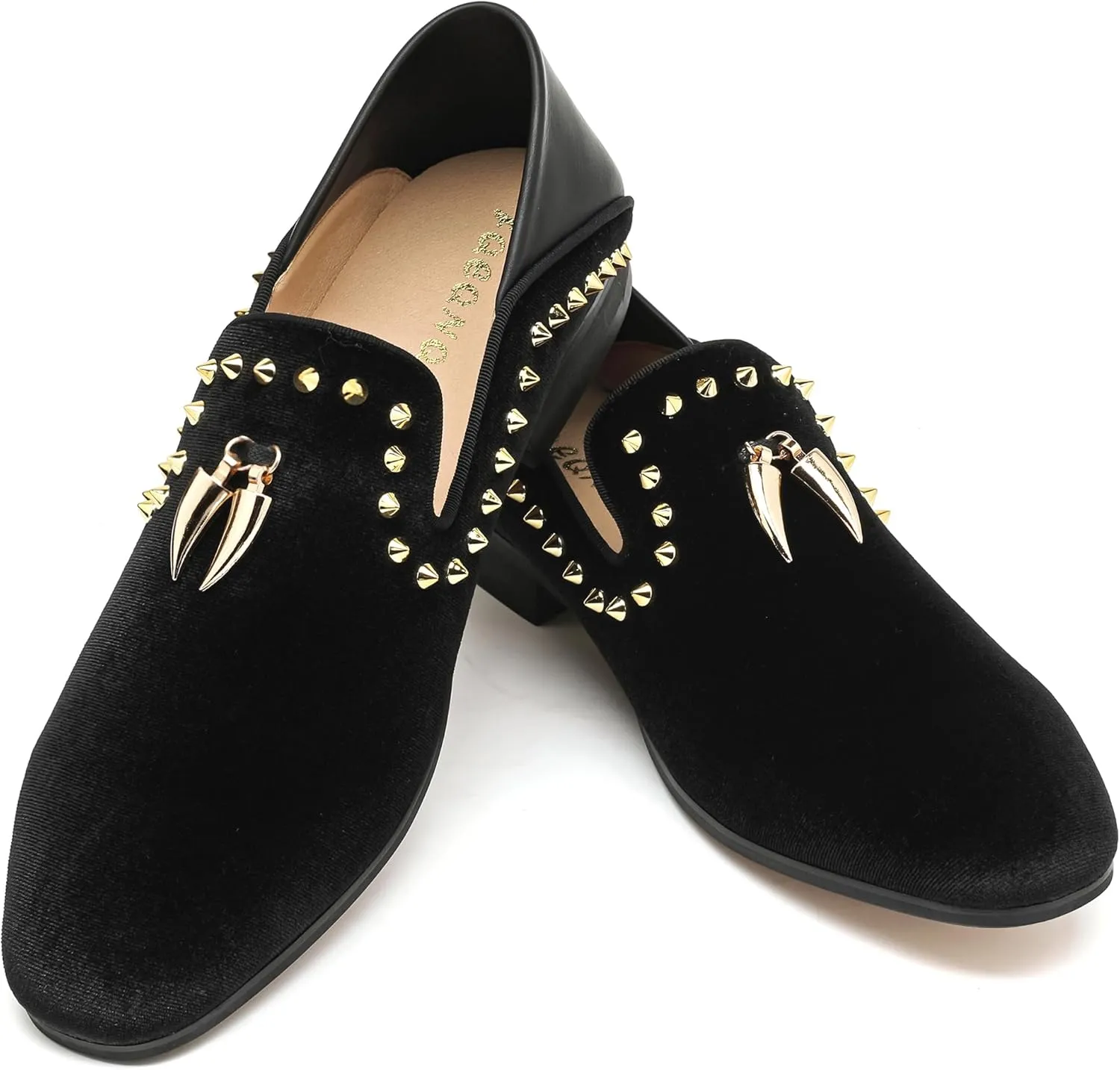 Men's Velvet Loafers Mens Shiny Slip-on Slippers, Classic Formal Wear Fashion Dress Loafer, Penny Party Wedding Dress Shoes for Men
