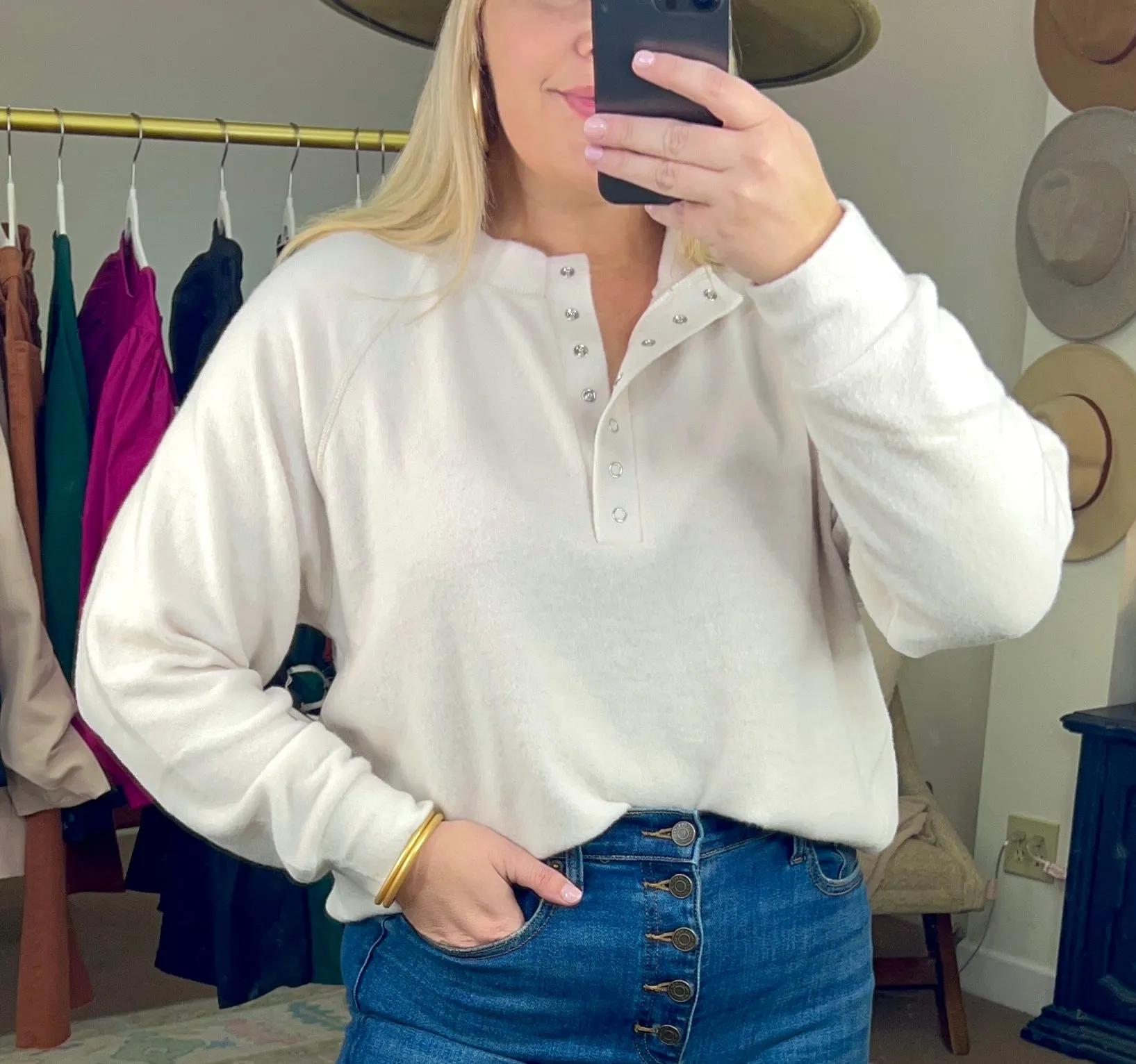 Mountain Retreat Brushed Knit Tunic Top