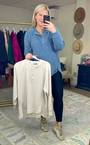 Mountain Retreat Brushed Knit Tunic Top