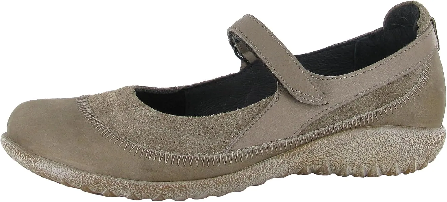 NAOT Footwear Women's Kirei Maryjane with Cork Footbed and Arch Comfort and Support - Lightweight and Perfect for Travel- Removable Footbed