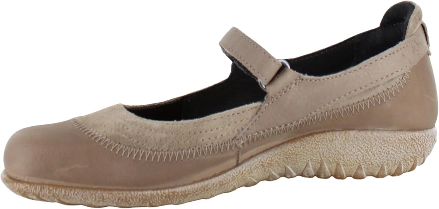 NAOT Footwear Women's Kirei Maryjane with Cork Footbed and Arch Comfort and Support - Lightweight and Perfect for Travel- Removable Footbed