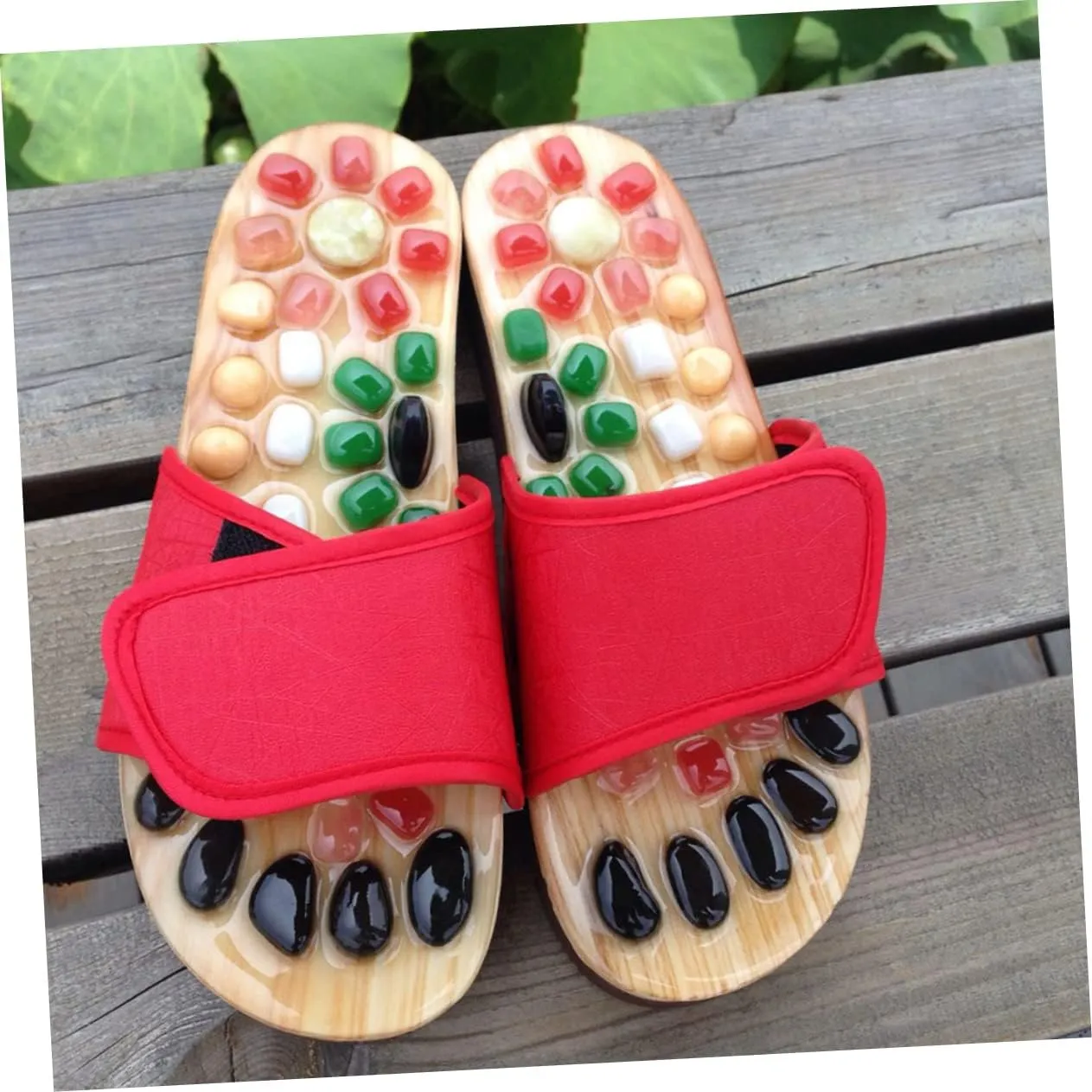 Natural Foot Health Massage Slippers Acupressure Sandals for Foot for Circulation