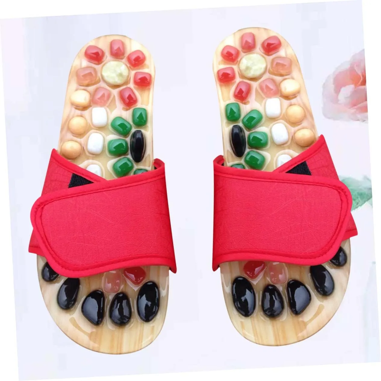Natural Foot Health Massage Slippers Acupressure Sandals for Foot for Circulation