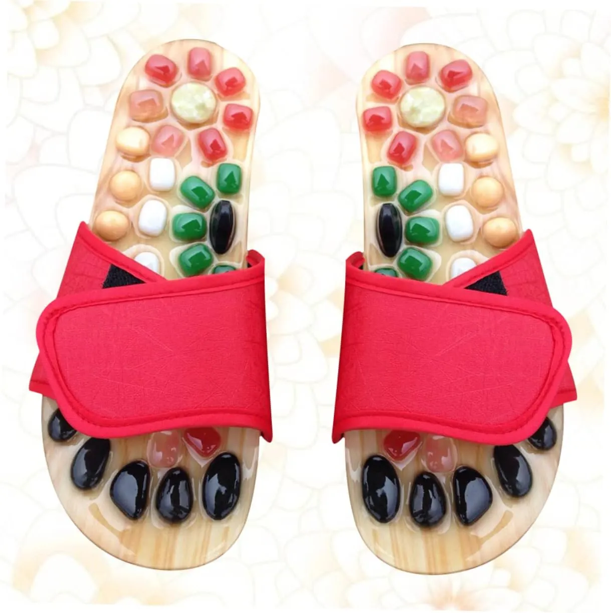 Natural Foot Health Massage Slippers Acupressure Sandals for Foot for Circulation