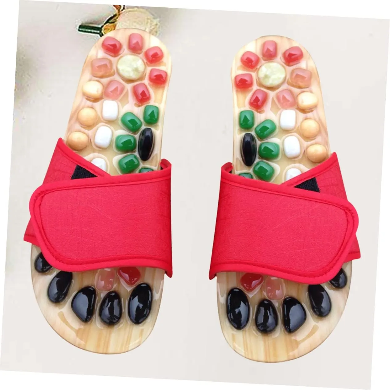 Natural Foot Health Massage Slippers Acupressure Sandals for Foot for Circulation