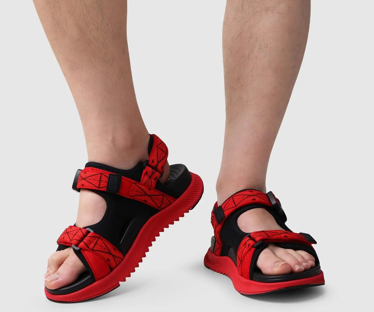 ONCAI Hiking Sandals for Men Arch Support Walking Breathable Mesh Beach Sandalias and Orthopedic Man Recovery Sports Sandles with Adjustable Strap