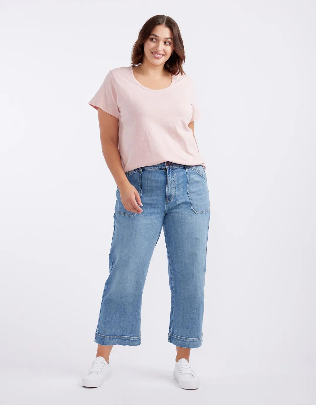 Original Round Neck T-Shirt - Dusty Rose