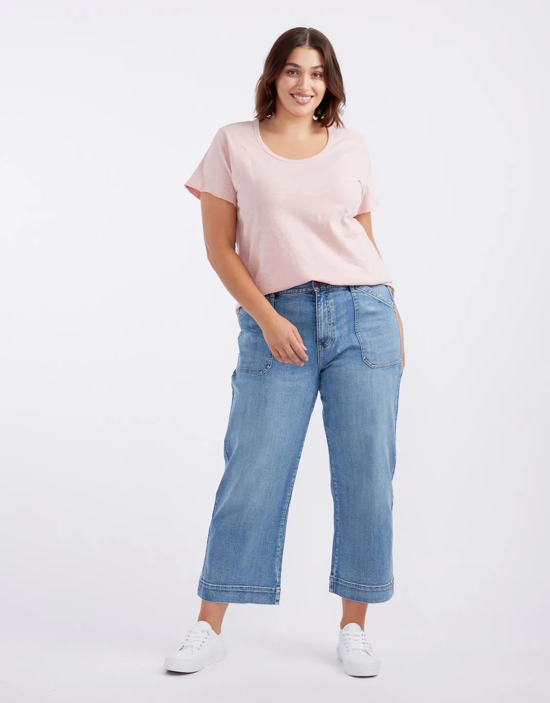 Original Round Neck T-Shirt - Dusty Rose