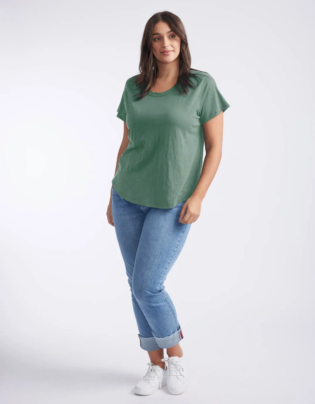 Original Round Neck T-Shirt - Thyme