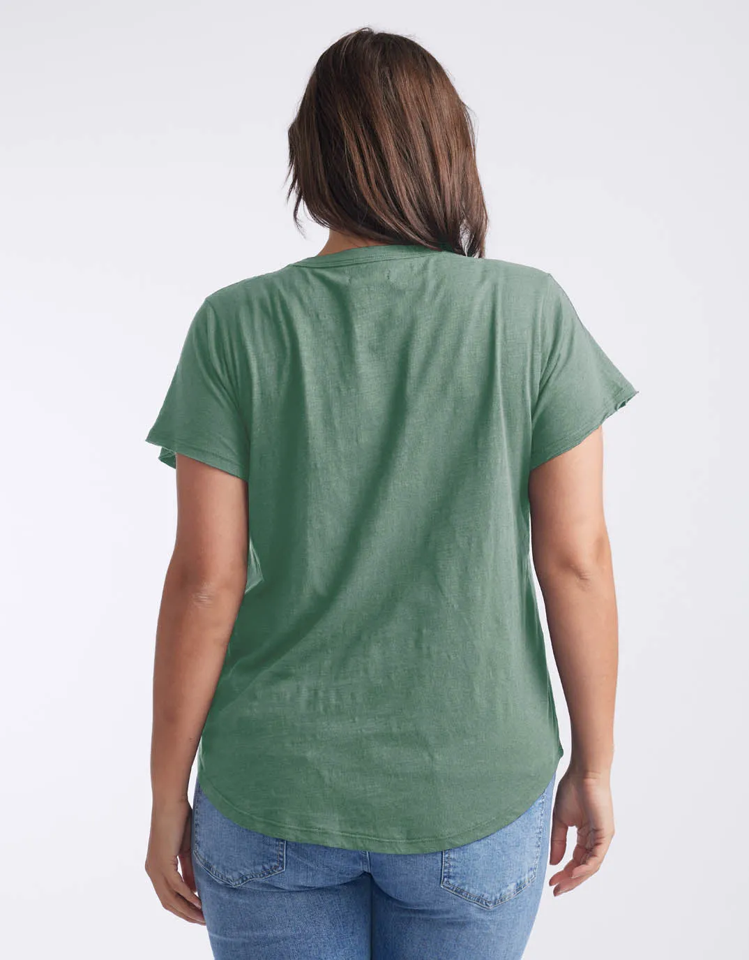 Original Round Neck T-Shirt - Thyme