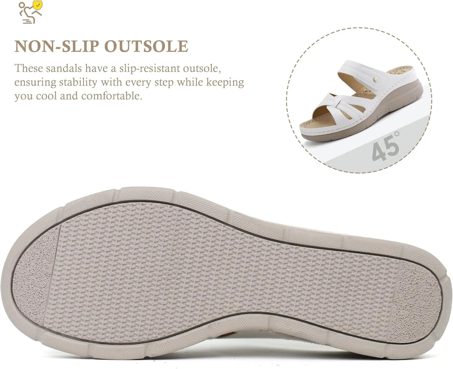 Ortho rest Women Orthotic Slides Comfortable Orthopedic Sandals Walking Sandals with Arch Support