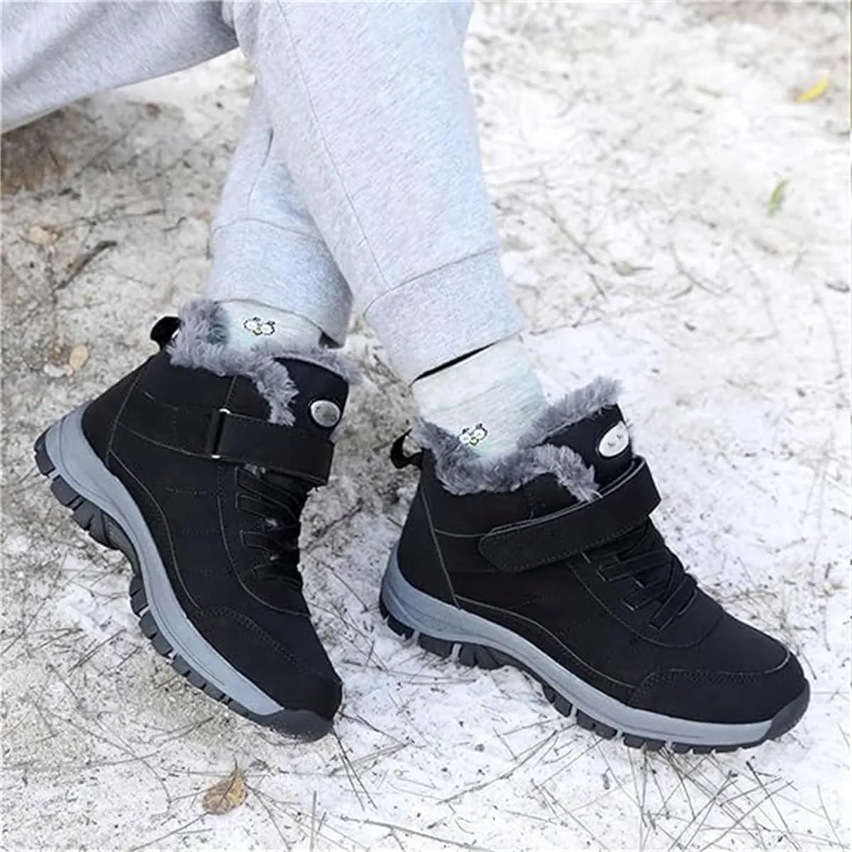 Orthoboots Pro - Ergonomic Winter Boots,Anti-Slip Cushioning Mountaineering Orthopedic Shoes,Waterproof Trekking Shoe