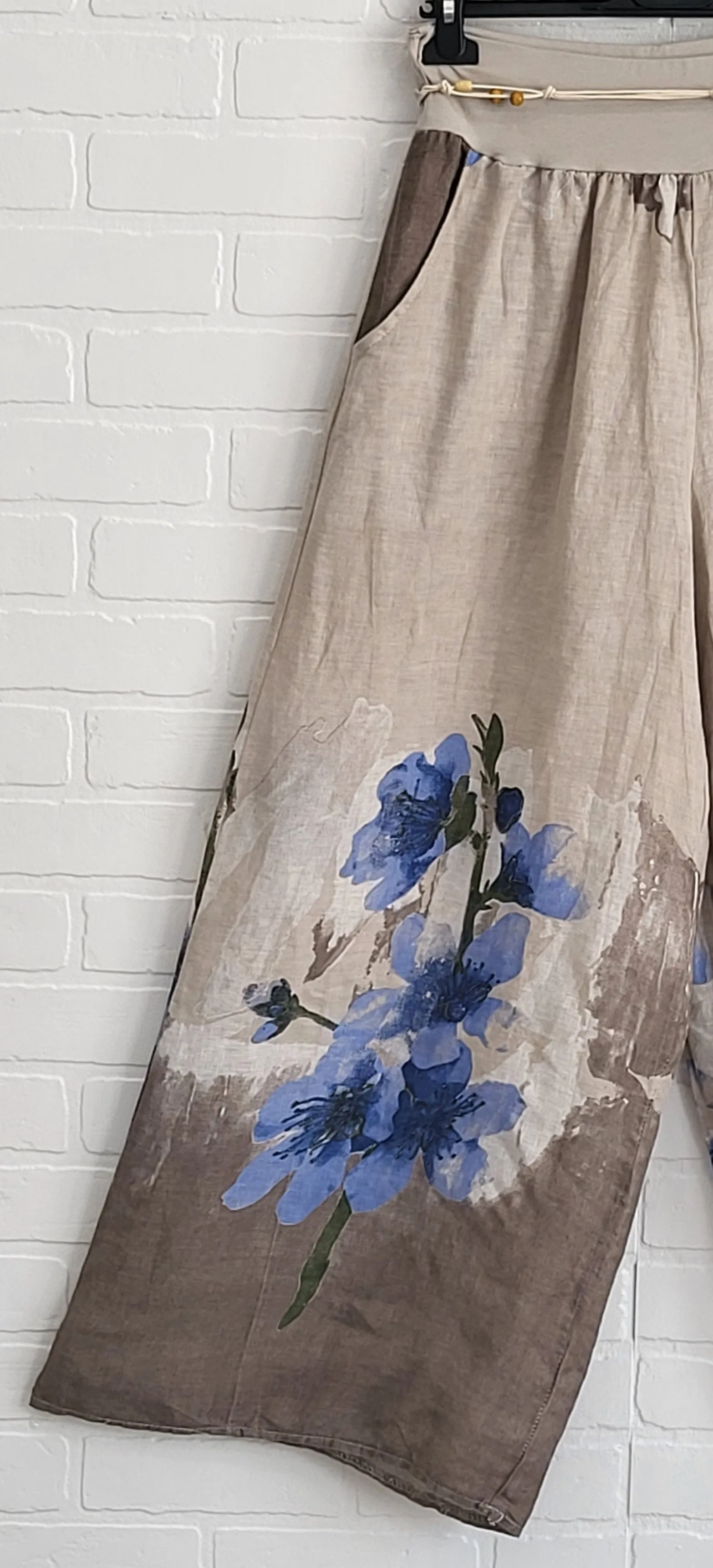 Painted Meadow Linen Zip Hoodie Set