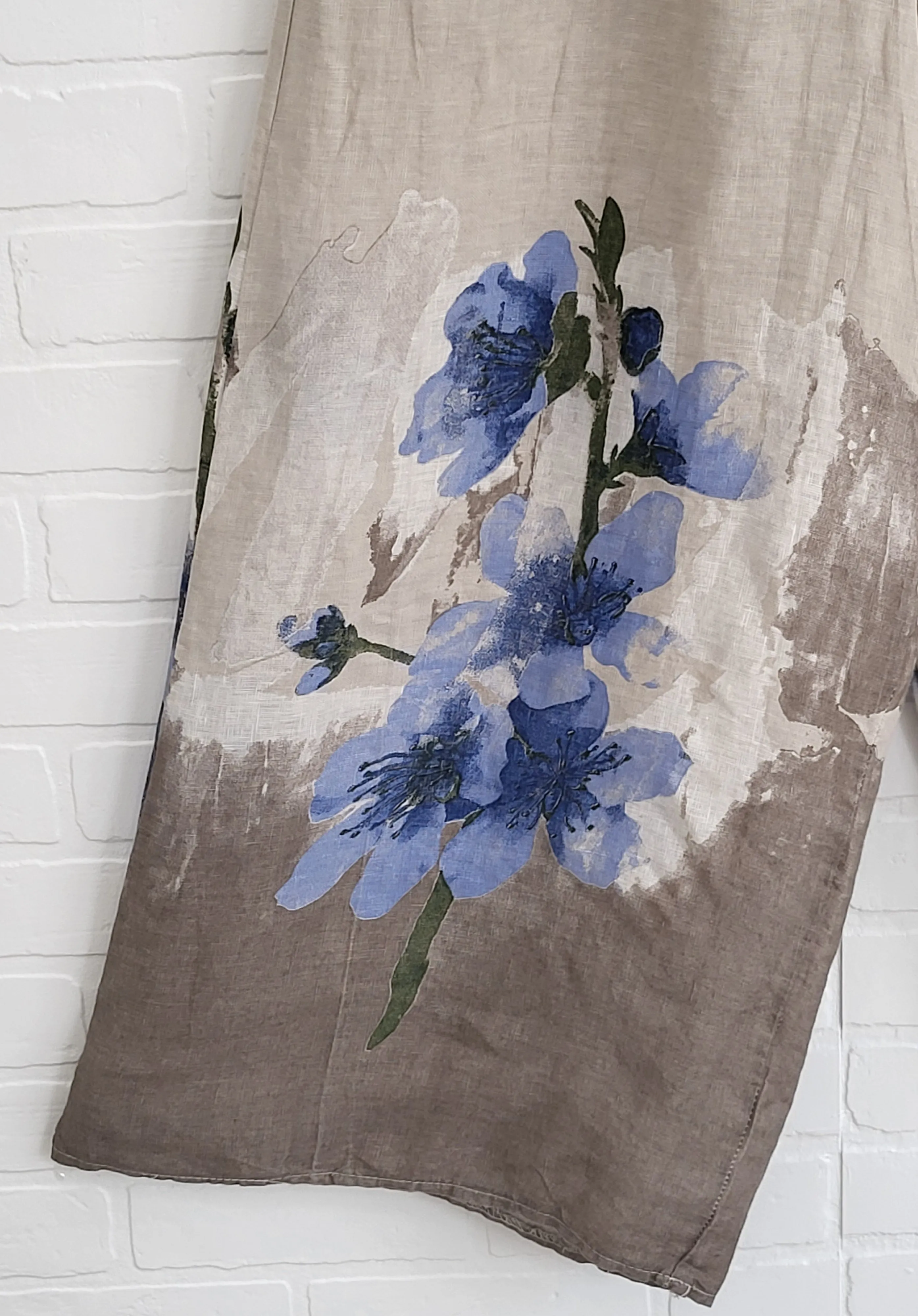 Painted Meadow Linen Zip Hoodie Set