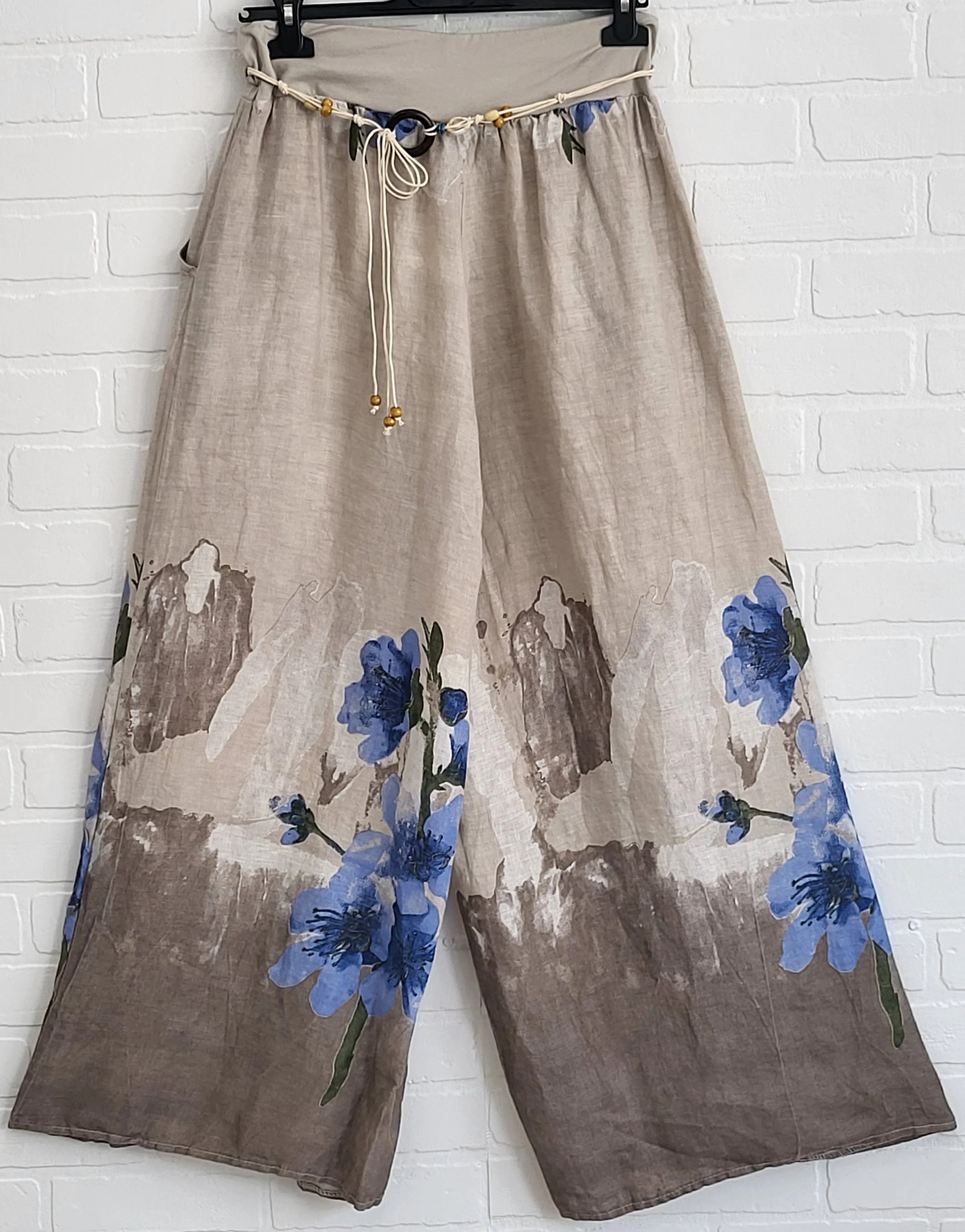 Painted Meadow Linen Zip Hoodie Set