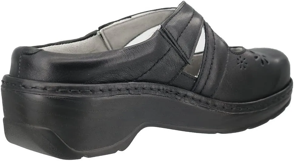 PAMIR Women's Mary Jane Clogs and Mules Leather Shoes with Arch Support