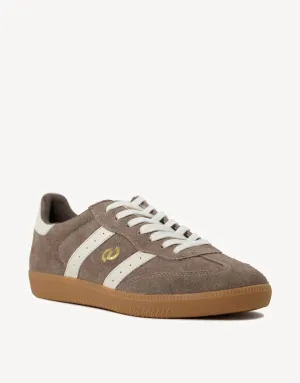 Parallel Suede Sneakers - Walnut Brown/Ivory