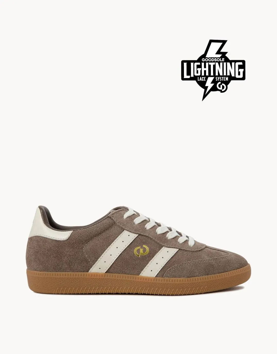 Parallel Suede Sneakers - Walnut Brown/Ivory