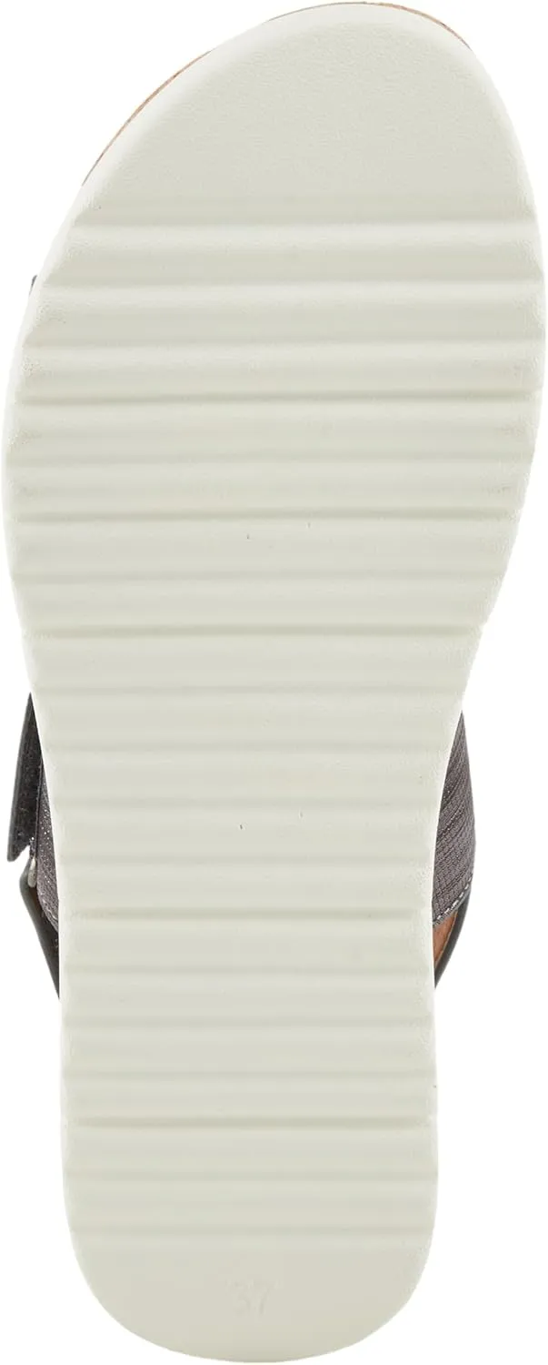 PATRIZIA Women's VIONA Adjustable Straps Slingback Wedge Sandals