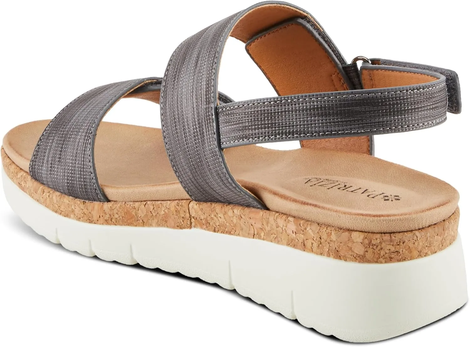 PATRIZIA Women's VIONA Adjustable Straps Slingback Wedge Sandals