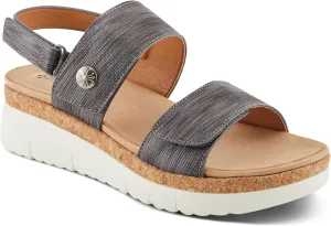 PATRIZIA Women's VIONA Adjustable Straps Slingback Wedge Sandals