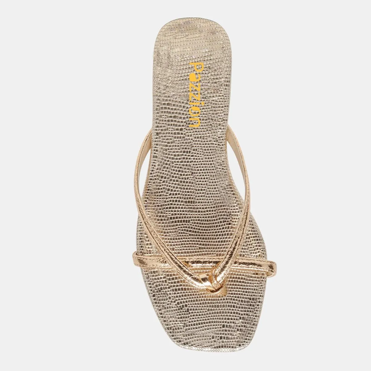 Pazzion Women Square Open Toe Flats Sandals Slip On Backless Flip Flops Dressy Beach Daily Slides Shoes Size 4-16 US