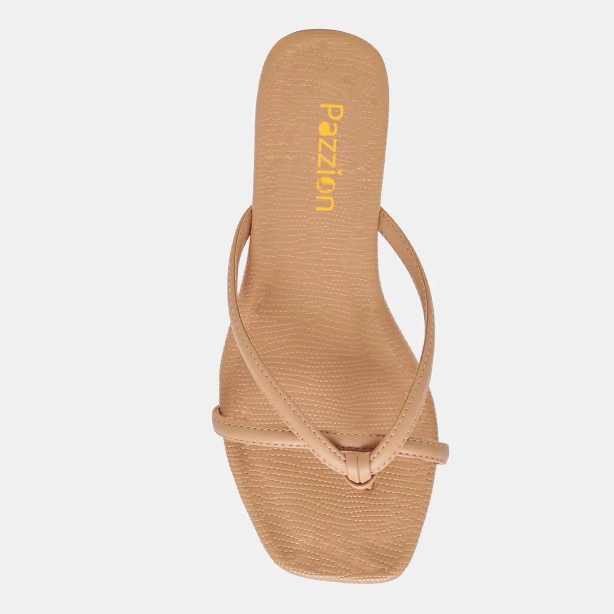 Pazzion Women Square Open Toe Flats Sandals Slip On Backless Flip Flops Dressy Beach Daily Slides Shoes Size 4-16 US