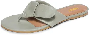 Pazzion Women Trendy Open Toe Flip Flops Sandals Knots Slip On Backless Flats Mules Comfort Beach Summer Shoes Size 4-16 US
