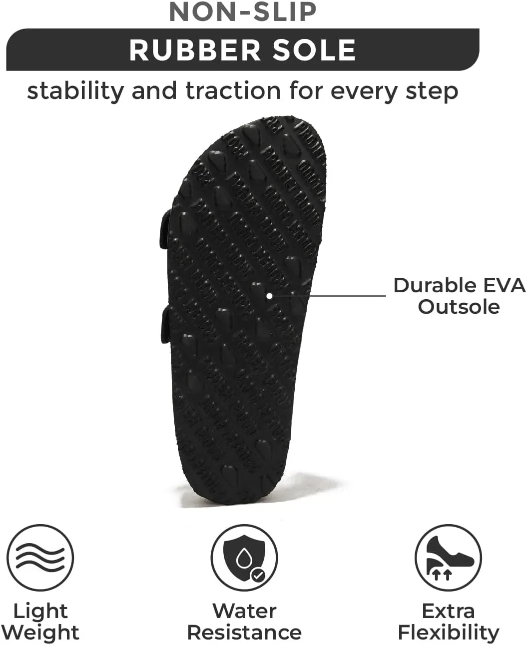 Project Cloud Genuine Leather Flat Sandals Beach Essentials Womens Sandals Memory Foam Vacation Essentials Slides for Women Footwear (Venita)