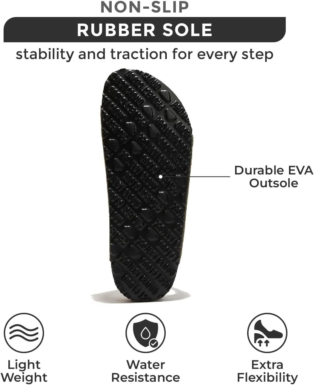 Project Cloud Genuine Leather Flat Sandals Women Beach Essentials Womens Sandals Memory Foam Vacation Essentials Slides for Women Footwear (Venita)